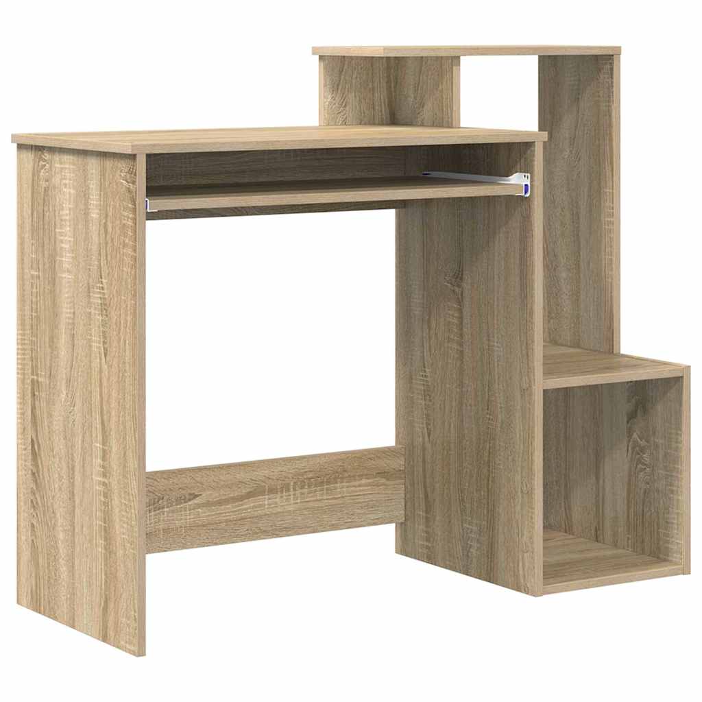 Desk with Drawer Sonoma Oak 106 x 41 x 88.5 cm Engineered Wood