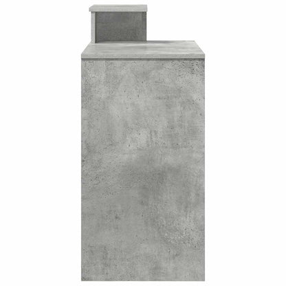 Desk Concrete Grey 106 x 41 x 88.5 cm Engineered Wood
