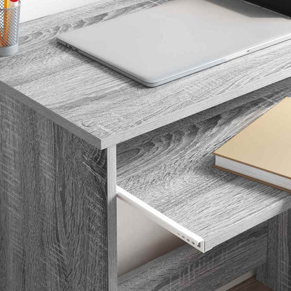 Desk with Drawer Grey Sonoma 106 x 41 x 88.5 cm Engineered Wood