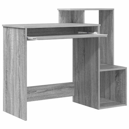 Desk with Drawer Grey Sonoma 106 x 41 x 88.5 cm Engineered Wood