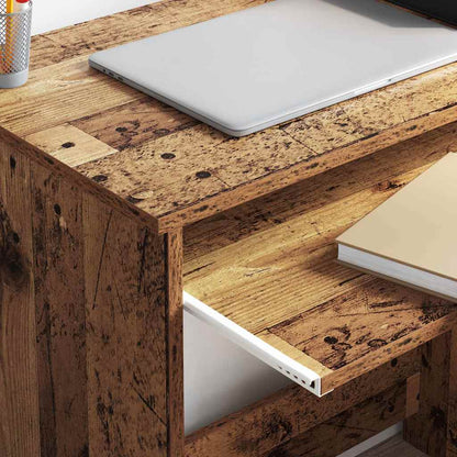 Desk with Drawer Old Wood 106 x 41 x 88.5 cm Engineered Wood