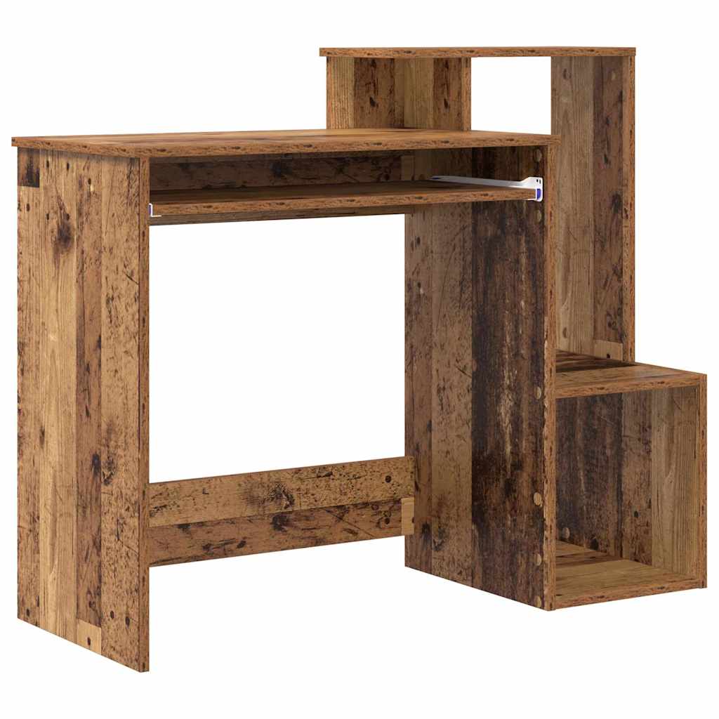 Desk with Drawer Old Wood 106 x 41 x 88.5 cm Engineered Wood
