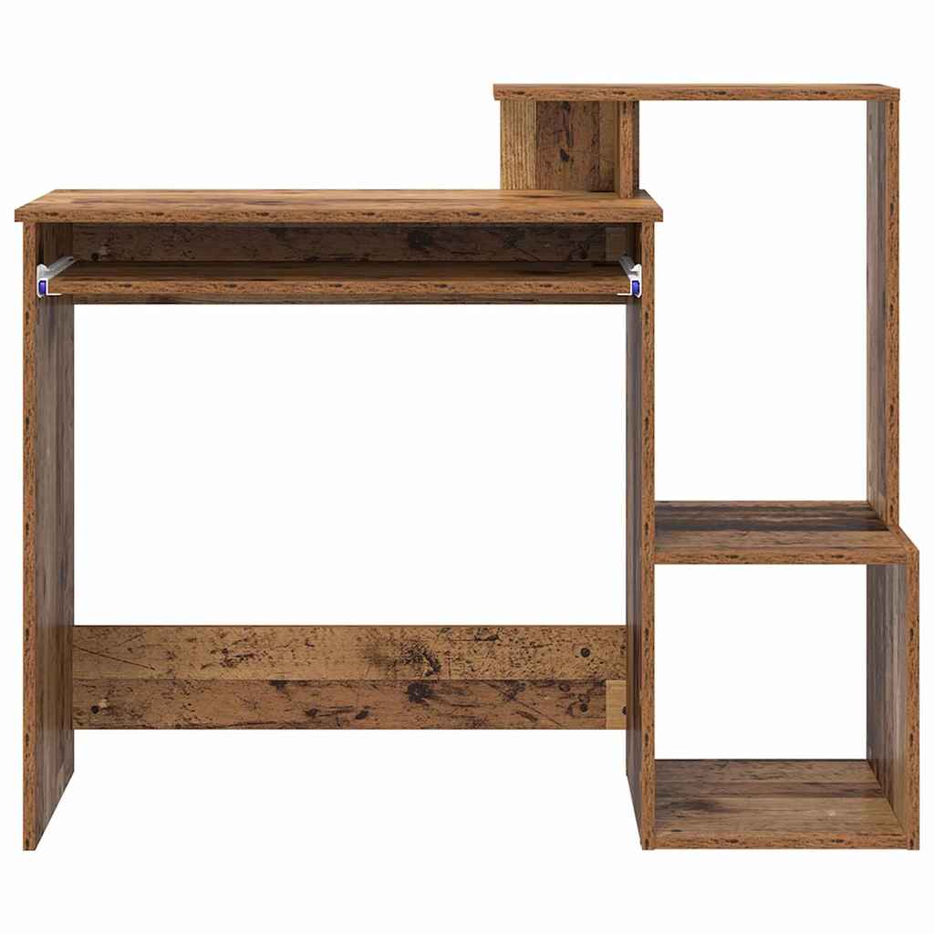 Desk with Drawer Old Wood 106 x 41 x 88.5 cm Engineered Wood