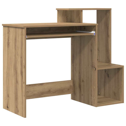 Desk with Drawer Artisan Oak 106 x 41 x 88.5 cm Engineered Wood