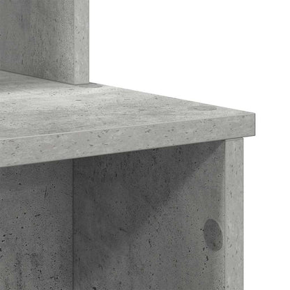 Desk Concrete Grey 120.5 x 44 x 88.5 cm Engineered Wood
