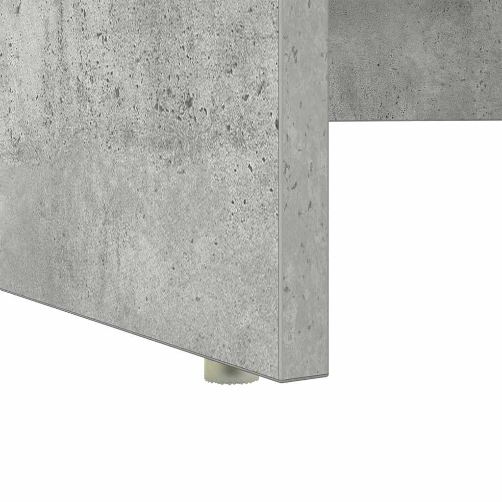 Desk Concrete Grey 120.5 x 44 x 88.5 cm Engineered Wood