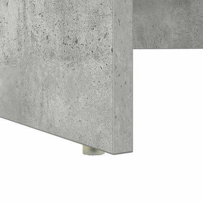 Desk Concrete Grey 120.5 x 44 x 88.5 cm Engineered Wood