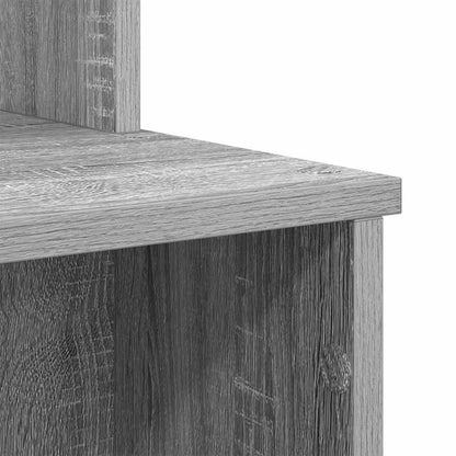 Desk Grey Sonoma 120.5 x 44 x 88.5 cm Engineered Wood