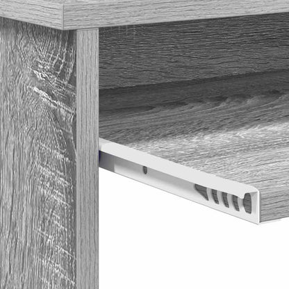 Desk Grey Sonoma 120.5 x 44 x 88.5 cm Engineered Wood