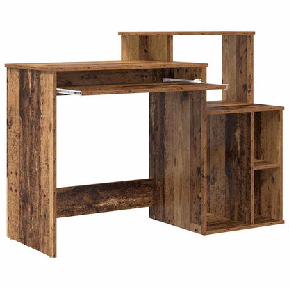 Desk with Drawer Old Wood 120.5 x 44 x 88.5 cm Engineered Wood