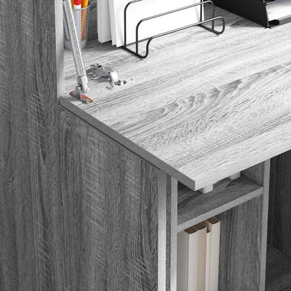 Desk Grey Sonoma Engineered Wood 71.5 x 31.5 x 106.5 cm