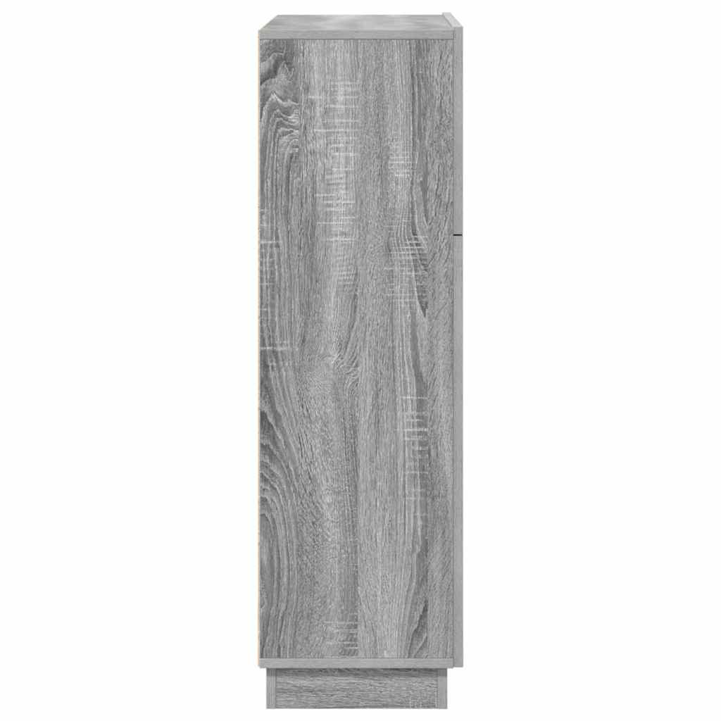 Desk Grey Sonoma Engineered Wood 71.5 x 31.5 x 106.5 cm