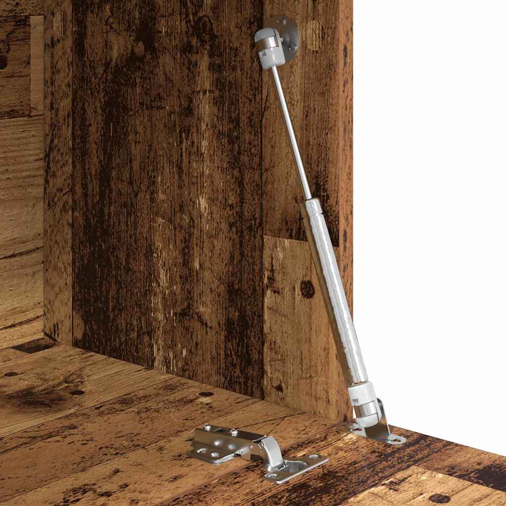 Desk with Shelf Old Wood 71.5 x 31.5 x 106.5 cm Engineered Wood