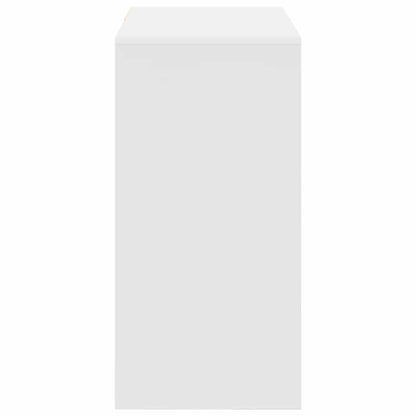 Desk with Drawer White 90 x 37.5 x 75 cm Engineered Wood