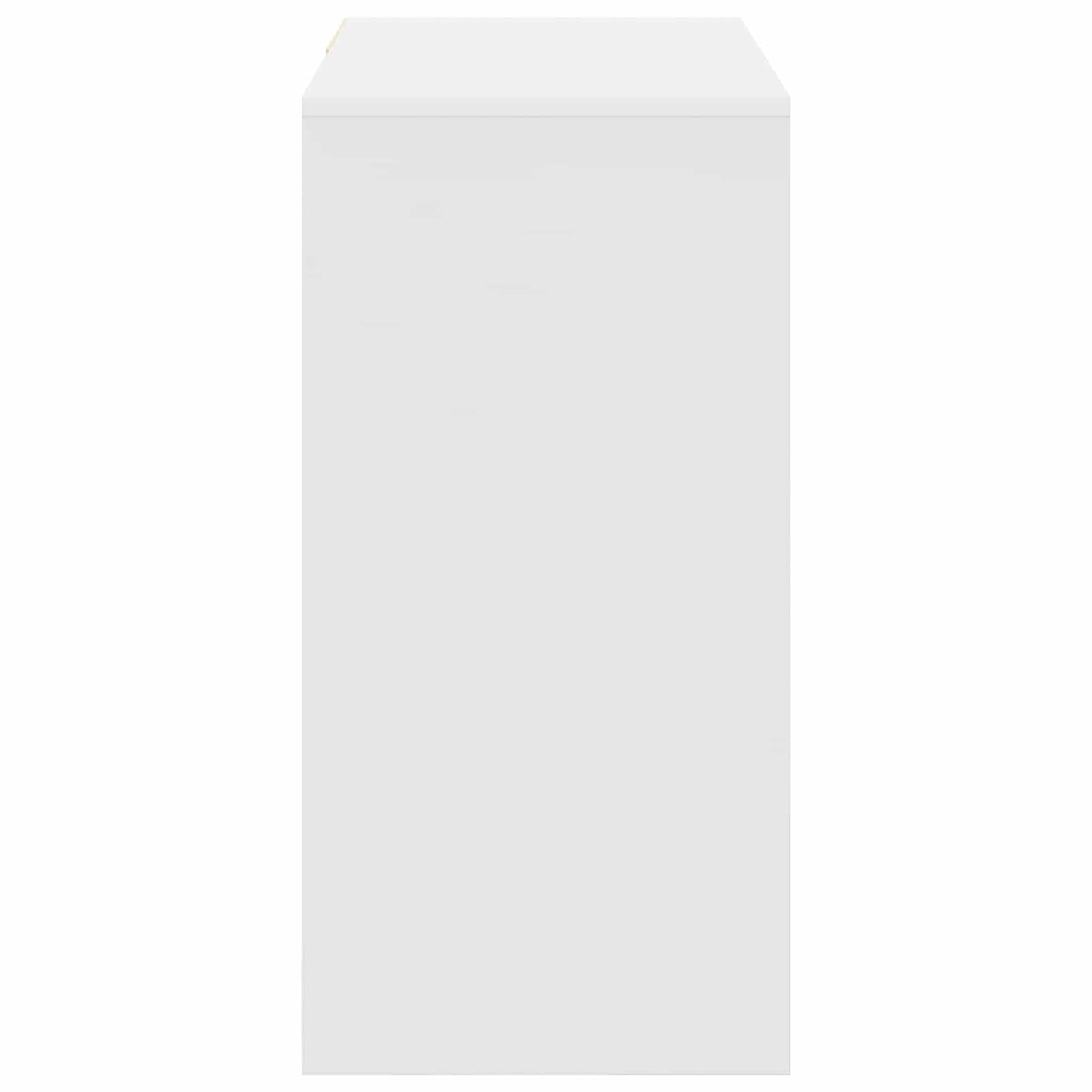 Desk with Drawer White 90 x 37.5 x 75 cm Engineered Wood