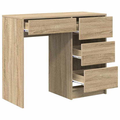 Desk with Drawer Sonoma Oak 90 x 37.5 x 75 cm Engineered Wood