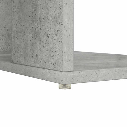 Desk Concrete Grey Engineered Wood 130 x 50.5 x 75 cm
