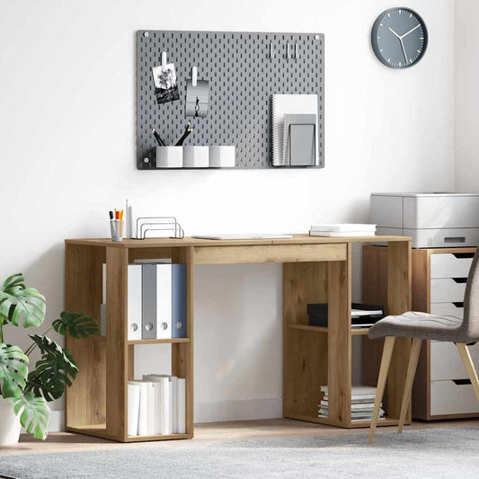 Desk Artisan Oak Engineered Wood 130 x 50.5 x 75 cm