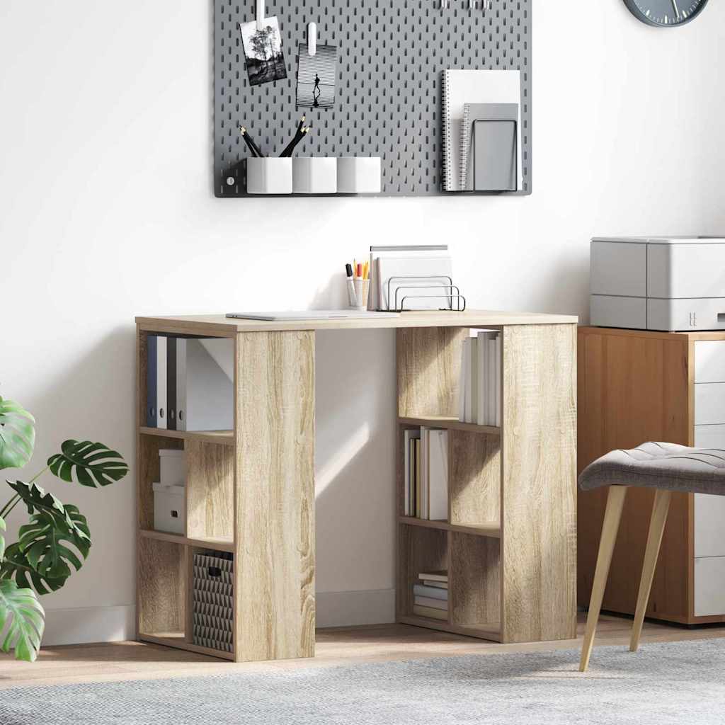 Desk Sonoma Oak Engineered Wood 90 x 50 x 75 cm