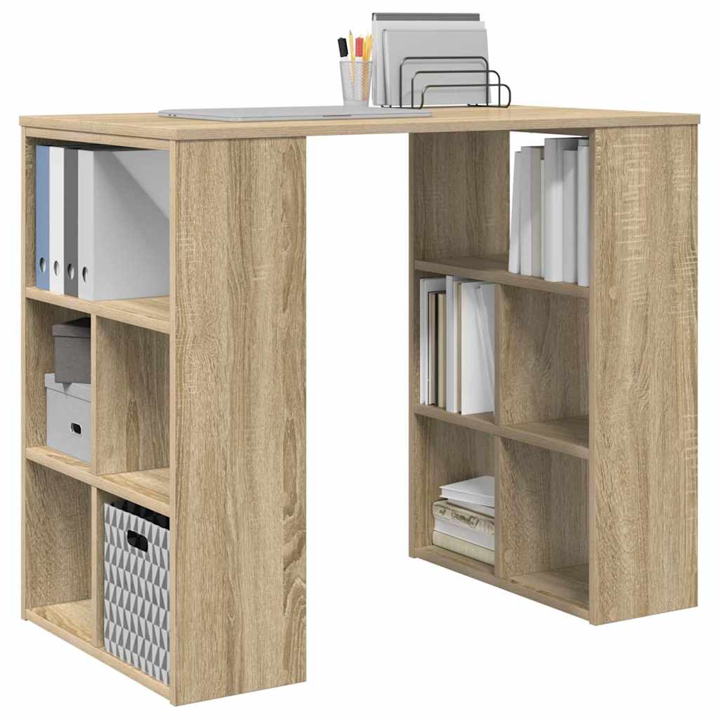 Desk Sonoma Oak Engineered Wood 90 x 50 x 75 cm