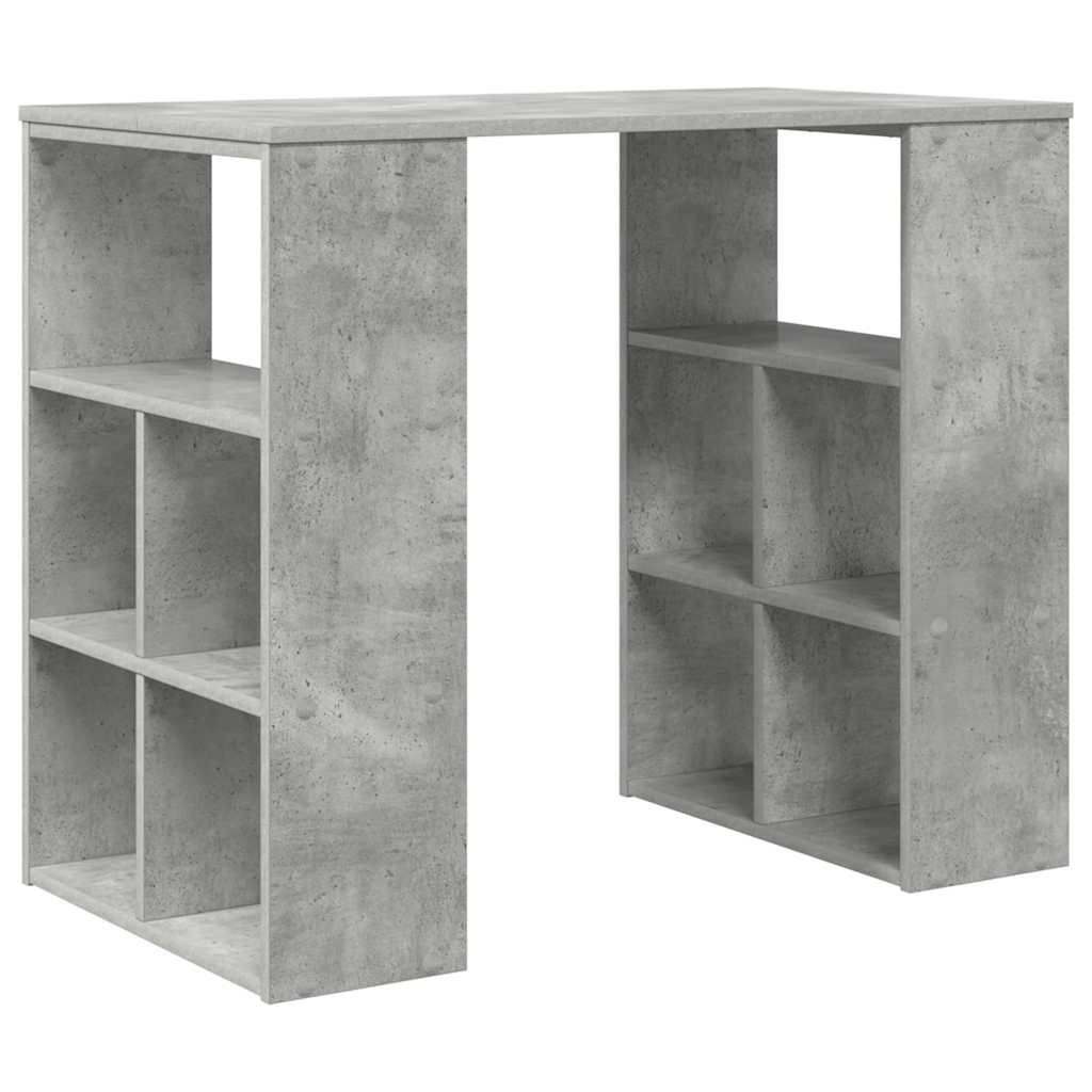 Desk Concrete Grey Engineered Wood 90 x 50 x 75 cm