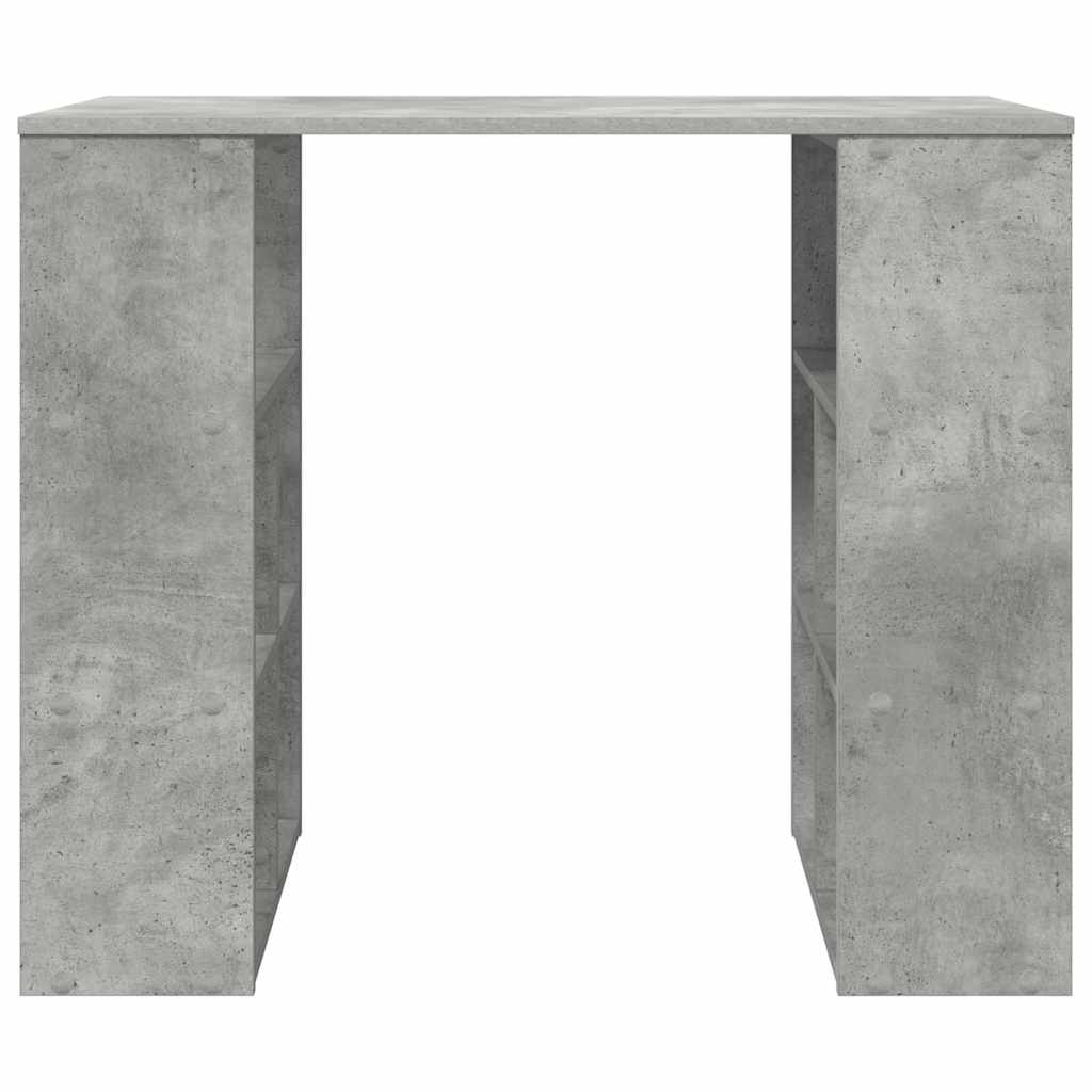 Desk Concrete Grey Engineered Wood 90 x 50 x 75 cm