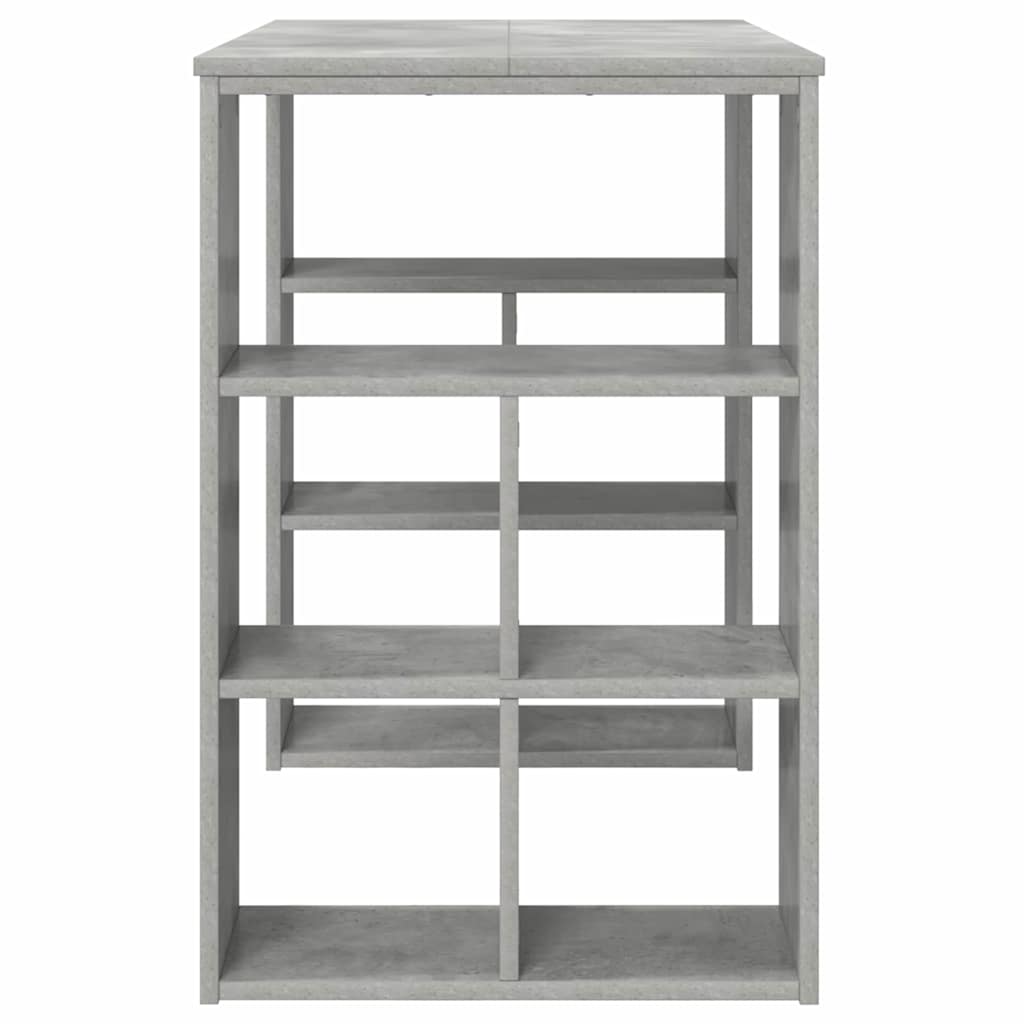 Desk Concrete Grey Engineered Wood 90 x 50 x 75 cm