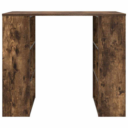 Desk Smoked Oak Engineered Wood 90 x 50 x 75 cm