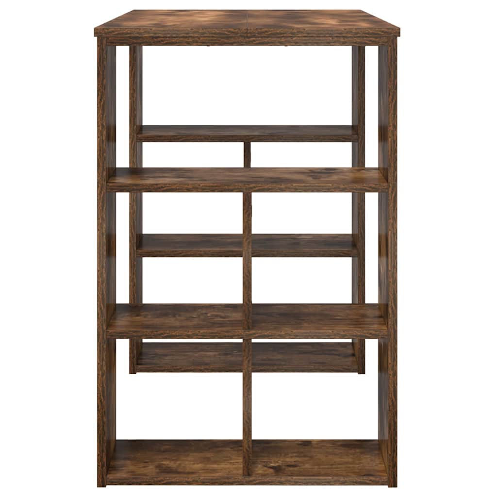 Desk Smoked Oak Engineered Wood 90 x 50 x 75 cm