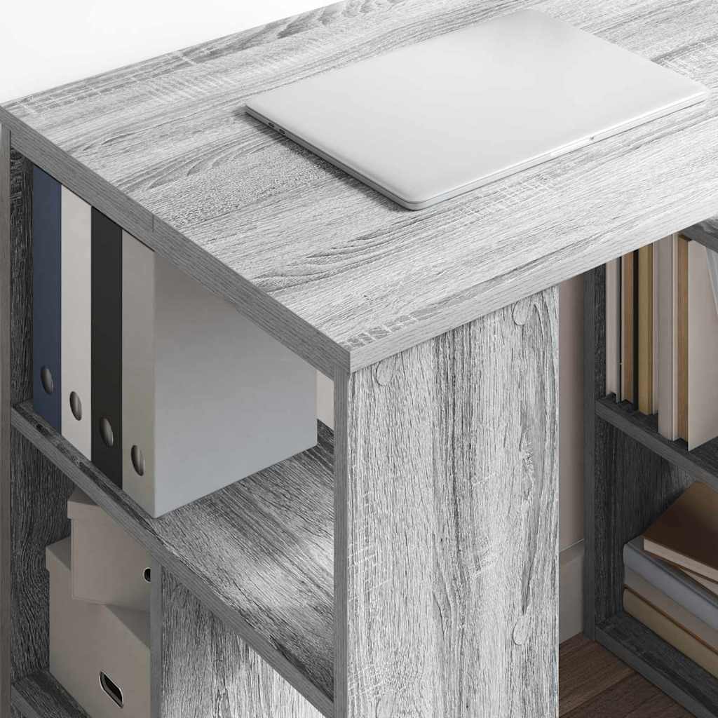 Desk Grey Sonoma Engineered Wood 90 x 50 x 75 cm