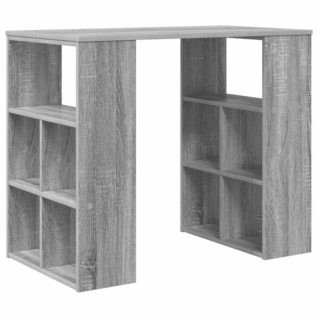 Desk Grey Sonoma Engineered Wood 90 x 50 x 75 cm