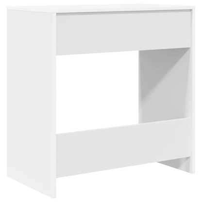 Desk with Drawer White 77.5 x 43 x 79 cm Engineered Wood