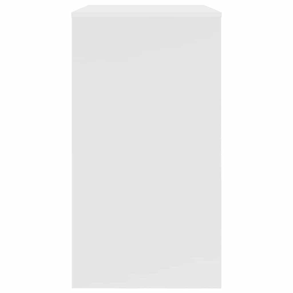 Desk with Drawer White 77.5 x 43 x 79 cm Engineered Wood