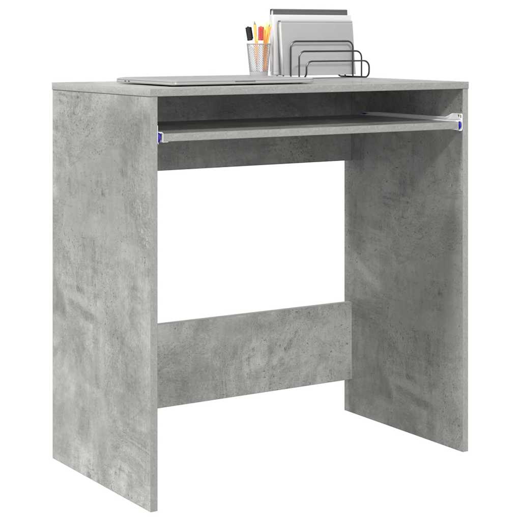 Desk Concrete Grey 77.5 x 43 x 79 cm Engineered Wood