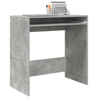 Desk Concrete Grey 77.5 x 43 x 79 cm Engineered Wood