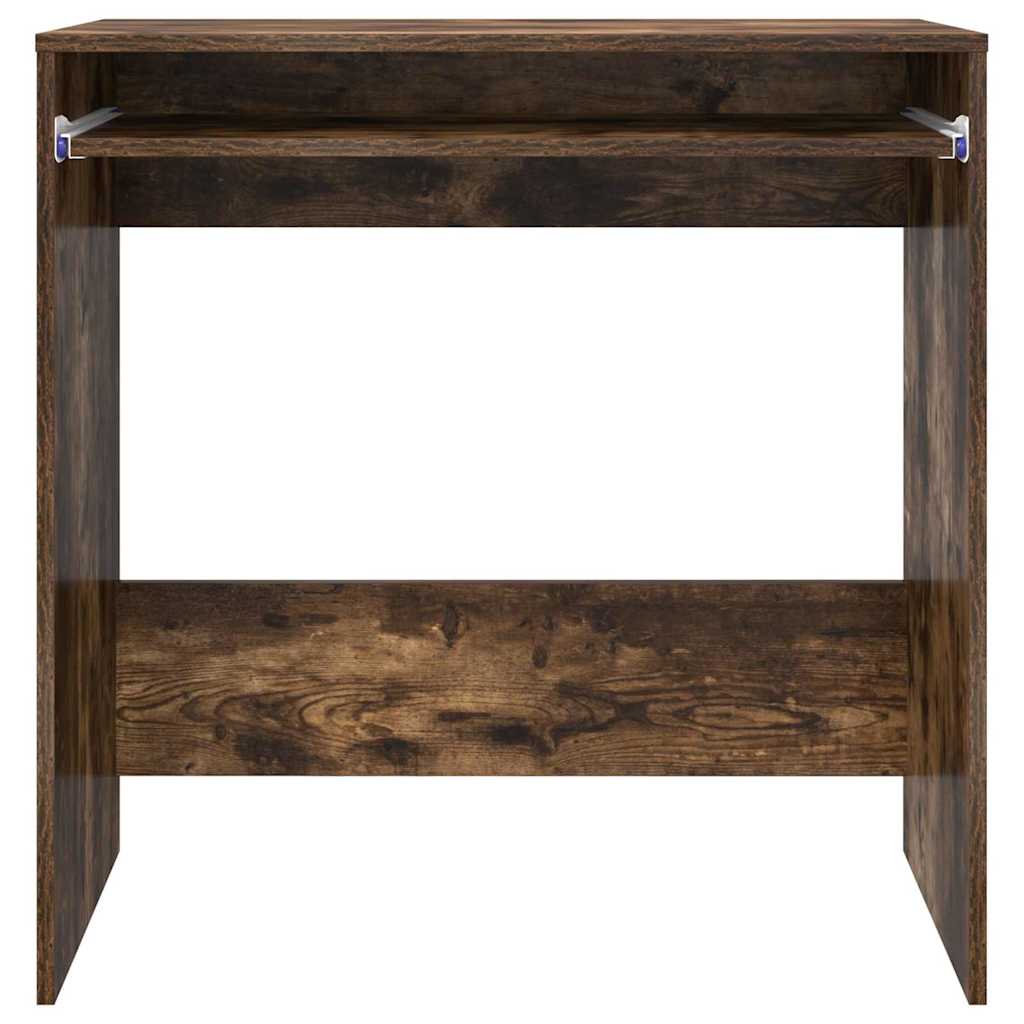 Desk with Drawer Smoked Oak 77.5 x 43 x 79 cm Engineered Wood