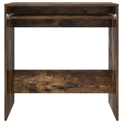 Desk with Drawer Smoked Oak 77.5 x 43 x 79 cm Engineered Wood