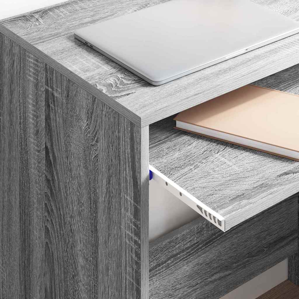 Desk with Drawer Grey Sonoma 77.5 x 43 x 79 cm Engineered Wood
