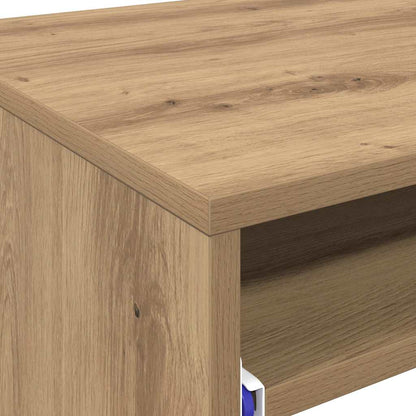 Desk with Drawer Artisan Oak 77.5 x 43 x 79 cm Engineered Wood