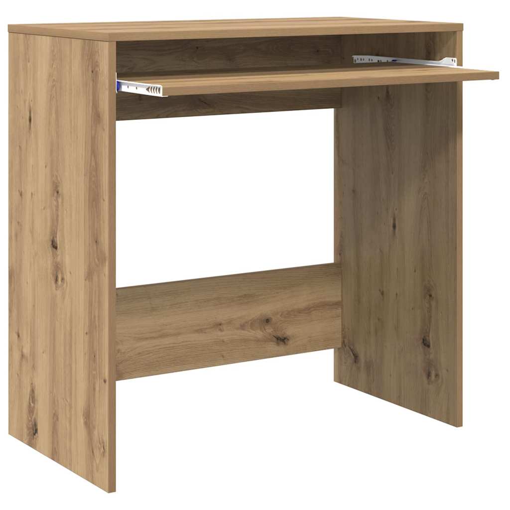 Desk with Drawer Artisan Oak 77.5 x 43 x 79 cm Engineered Wood