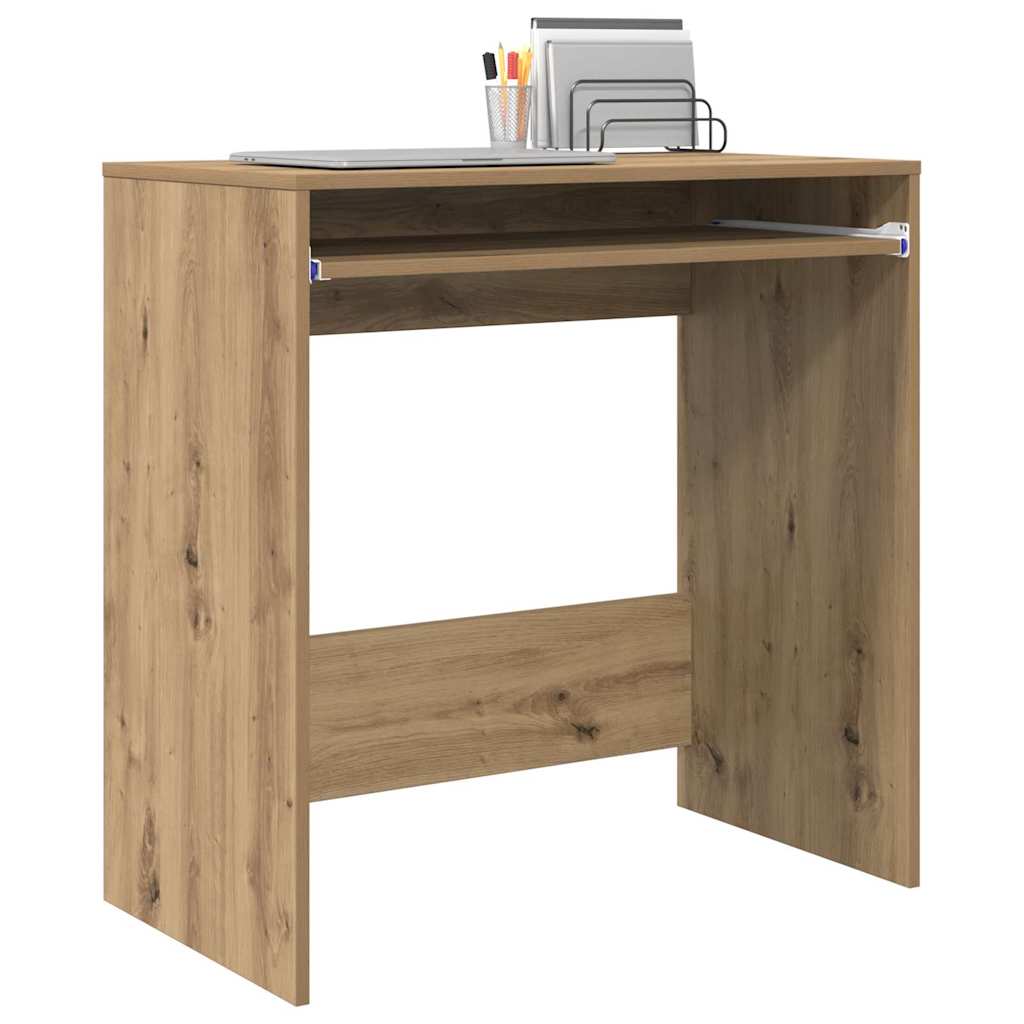 Desk with Drawer Artisan Oak 77.5 x 43 x 79 cm Engineered Wood