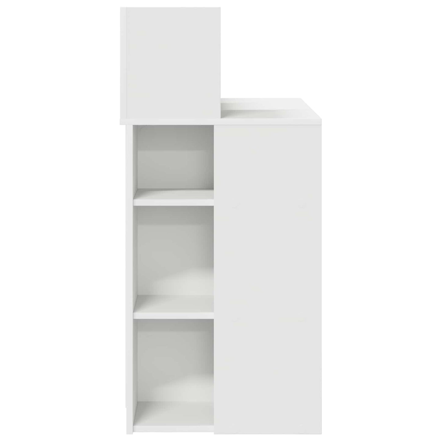 Desk White Engineered Wood 90 x 48 x 101.5 cm