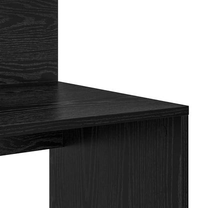 Desk Black Oak Engineered Wood 90 x 48 x 101.5 cm