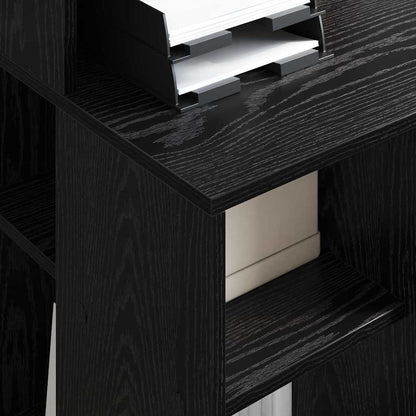 Desk Black Oak Engineered Wood 90 x 48 x 101.5 cm