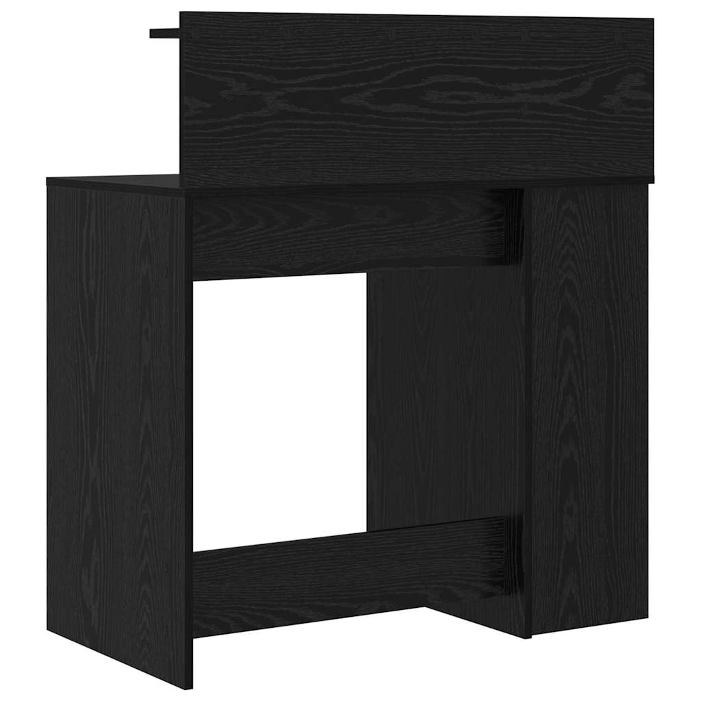 Desk Black Oak Engineered Wood 90 x 48 x 101.5 cm