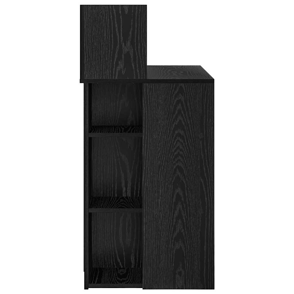 Desk Black Oak Engineered Wood 90 x 48 x 101.5 cm