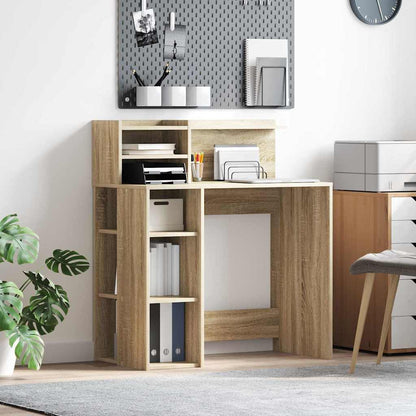 Desk Sonoma Oak Engineered Wood 90 x 48 x 101.5 cm