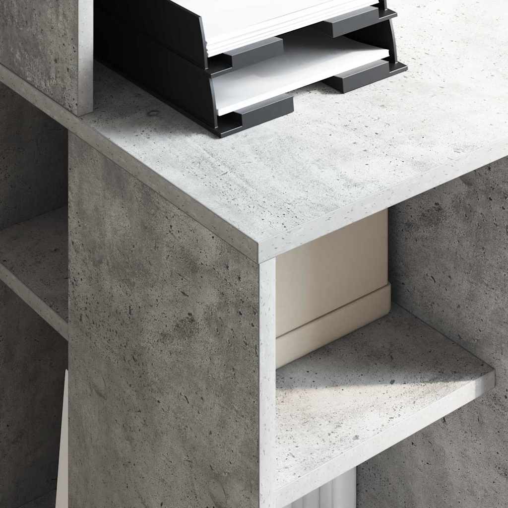 Desk Concrete Grey Engineered Wood 90 x 48 x 101.5 cm