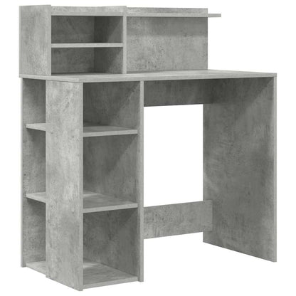 Desk Concrete Grey Engineered Wood 90 x 48 x 101.5 cm