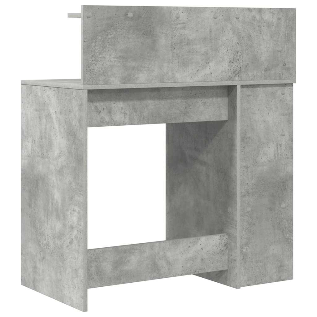 Desk Concrete Grey Engineered Wood 90 x 48 x 101.5 cm